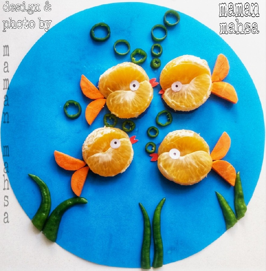 عکس تزئین میوه برای کودکان