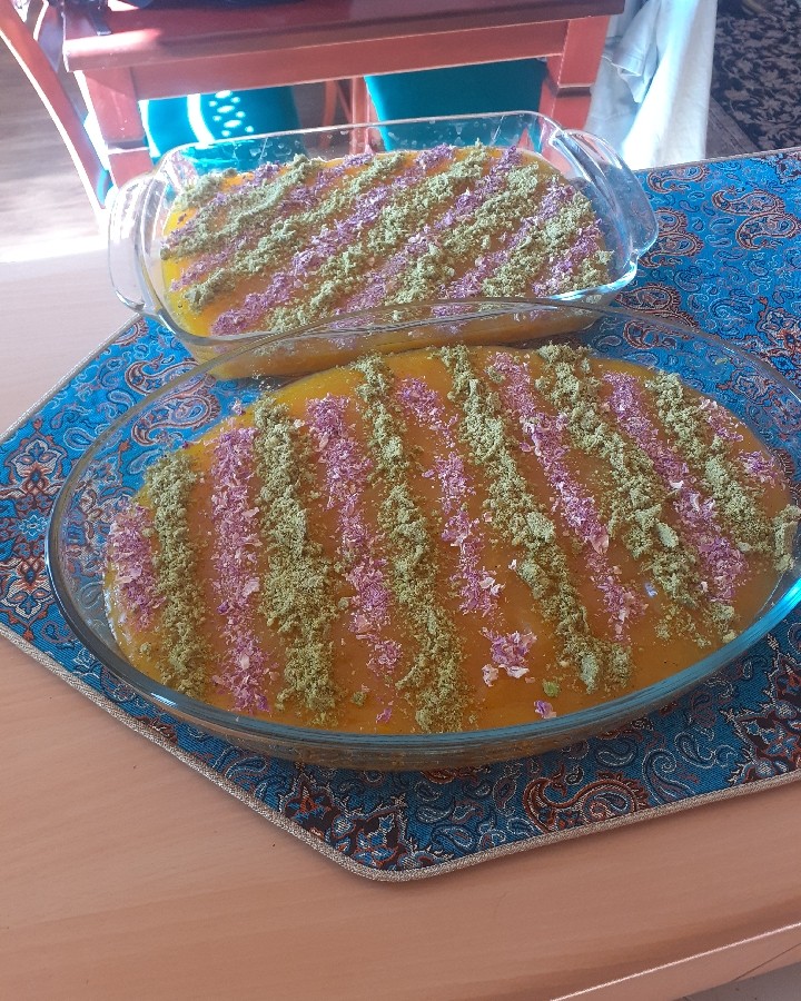 عکس دسر کدو حلوایی