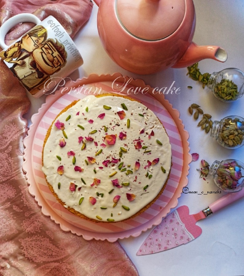 عکس کیک عشق ایرانی