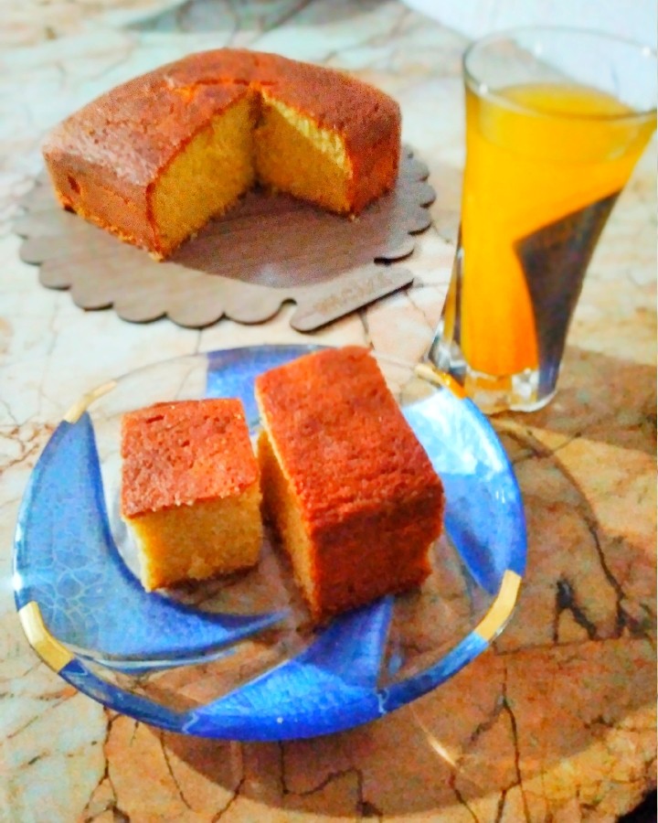 عکس کیک آب پرتقال
کیک قوطی