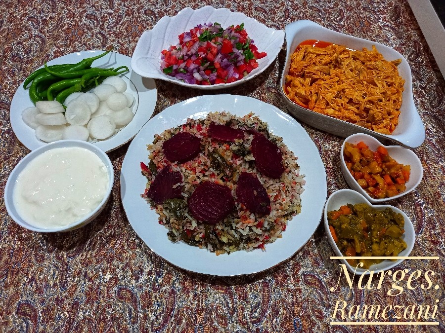 عکس خب نوبتیم باشه ، نوبت دمی اسفناج با چغندره