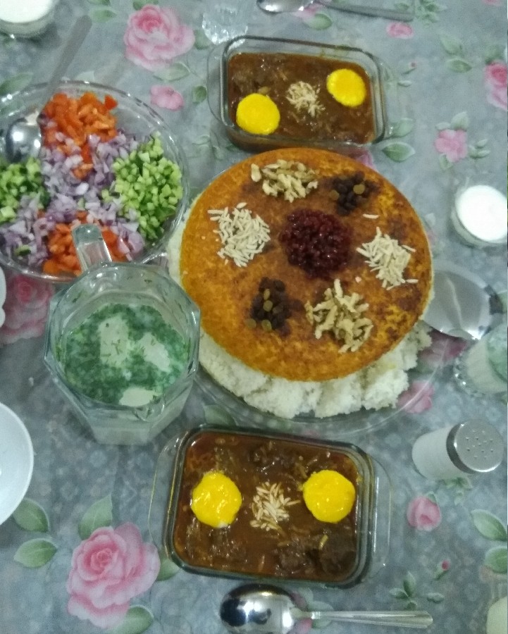 خورشت پیچاق قیمه با پلو