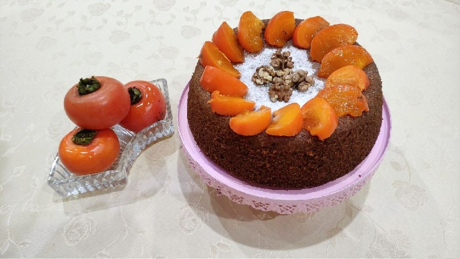 کیک خرمالو 