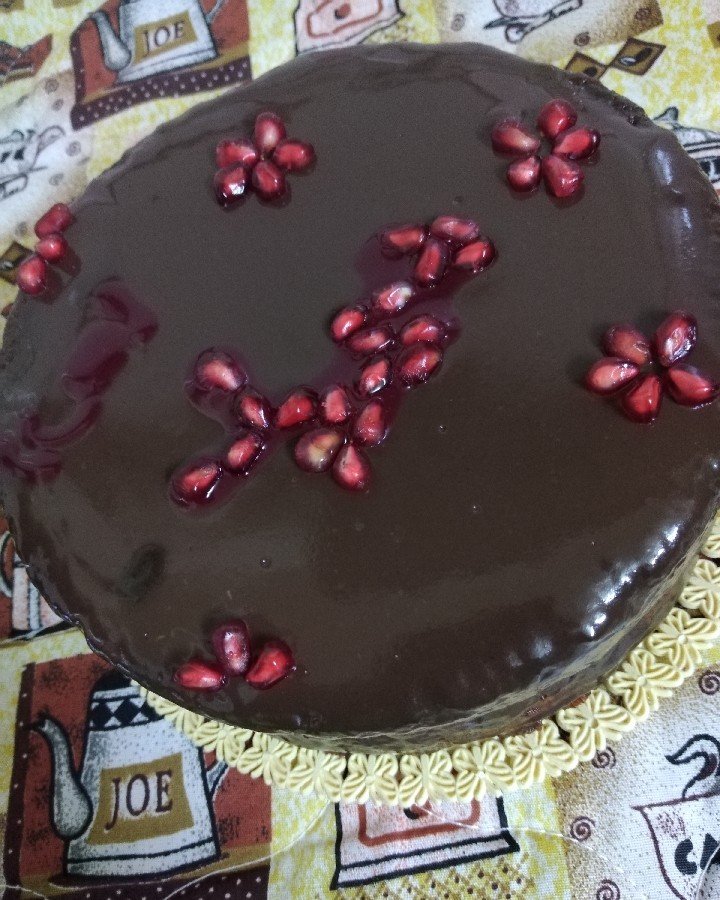 عکس کیک شیفون قهوه _ کیک خیس شکلاتی 
پاپیونی هااا عیدتون مبارک?