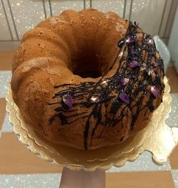 کیک گلاب زعفرون 