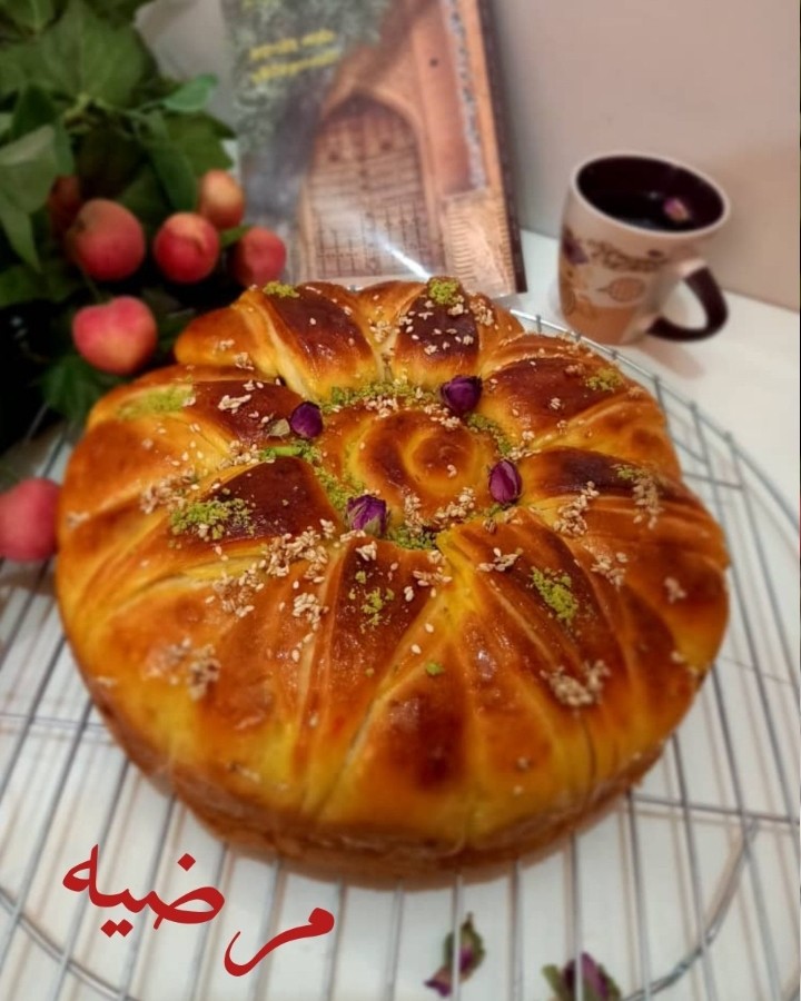 عکس نان شیرمال قرار گروهی آشپزی به وقت عشق