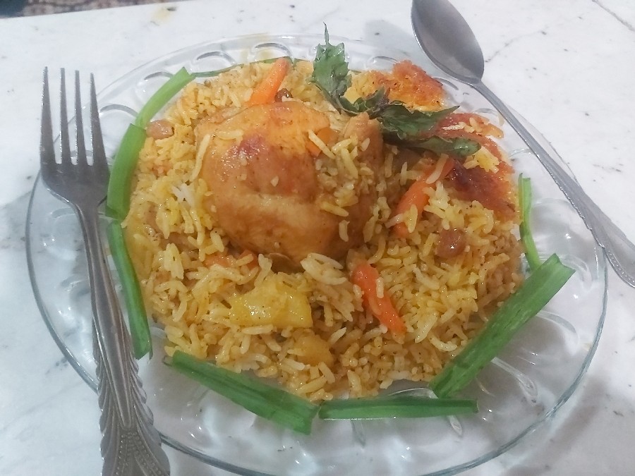 بریانی خوشمزه عالی شد?ورق بزنید عزیزان