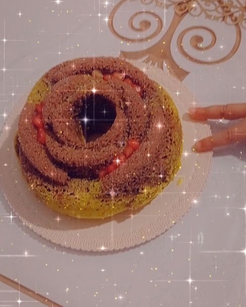 کیک فنجونی قالبی