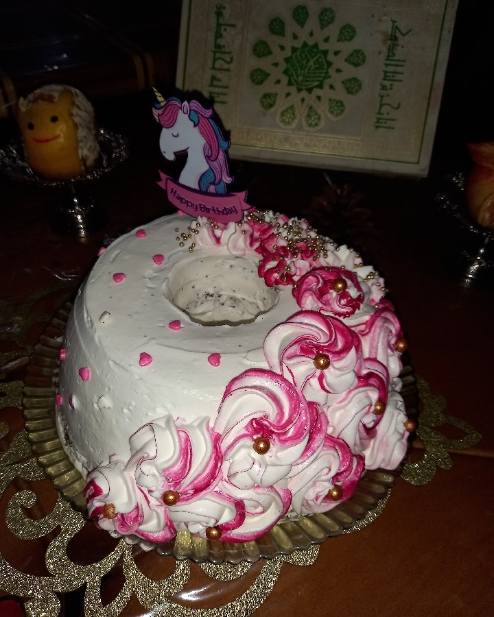 کیک شیفون برای دخترکوچولوم