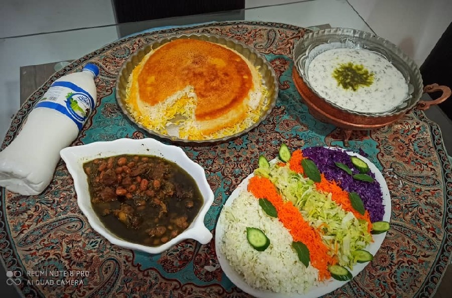 عکس خورشت قرمه سبزی♡