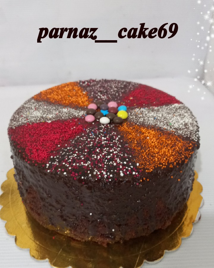 عکس کیک خیس شکلاتی