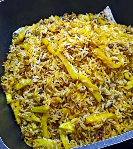 عکس قیمه پلو جاتون سبز همراهان گرامی ممنون از لایک و کامنت های زیباتون