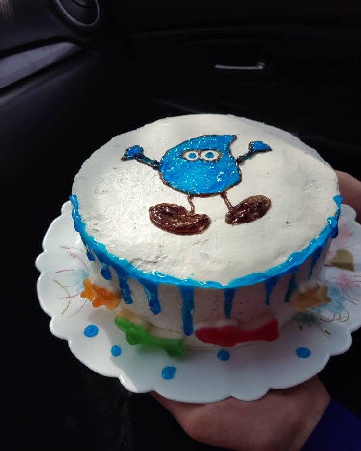 عکس کیک جشن آب برای پسری