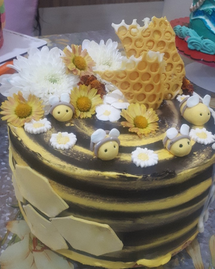 کیک لونه زنبوری 