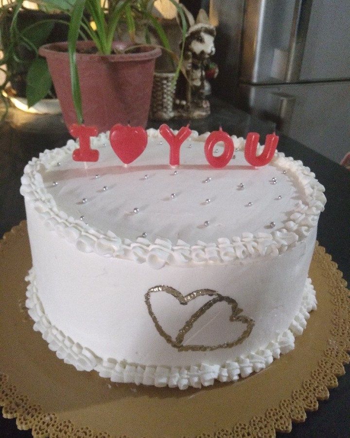 عکس کیک تولد  واسه مشتری تولد نامزدشون