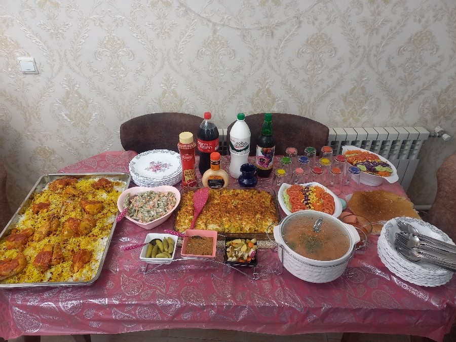 عکس مهمونی تولد همسرم