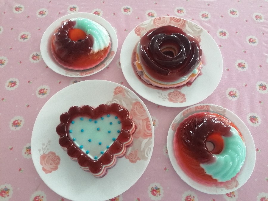 عکس ژله چند طبقه ?