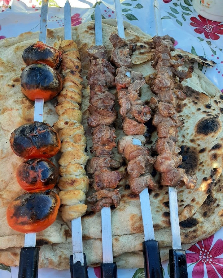 کباب در دل طبیعت