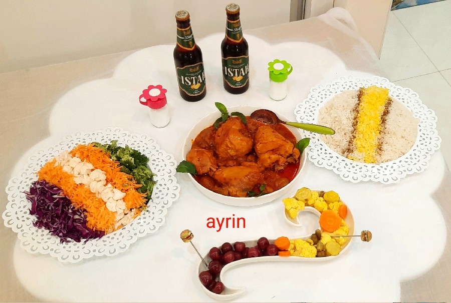 عکس خورش مرغ افشاری