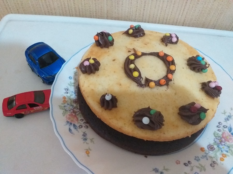 عکس کیک سالاد ماکارونی