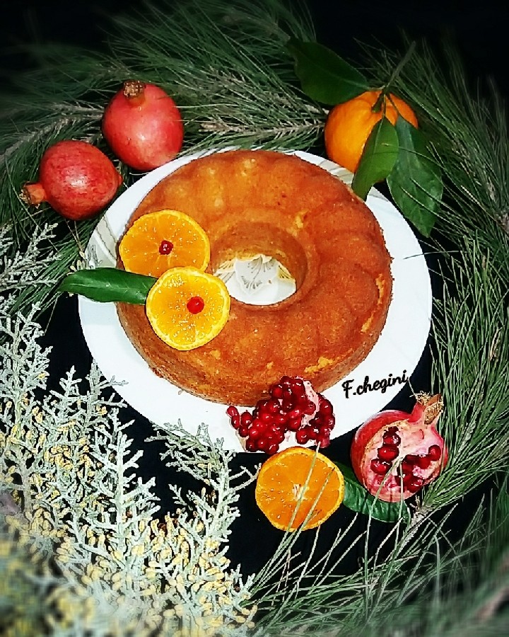 عکس کیک نارنگی ...