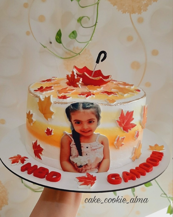 عکس کیک تولد پاییز