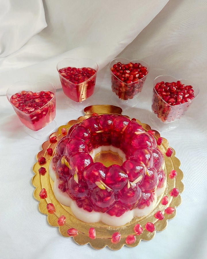 عکس ژله انار