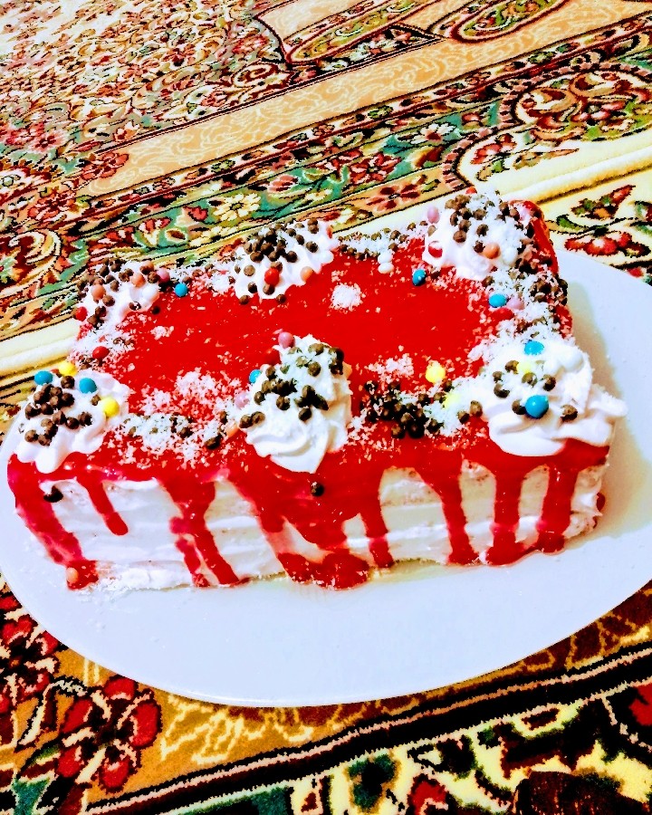 کیک خامه ای