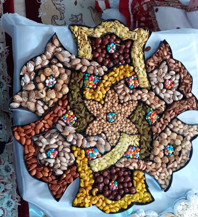 عکس تزیین آجیل