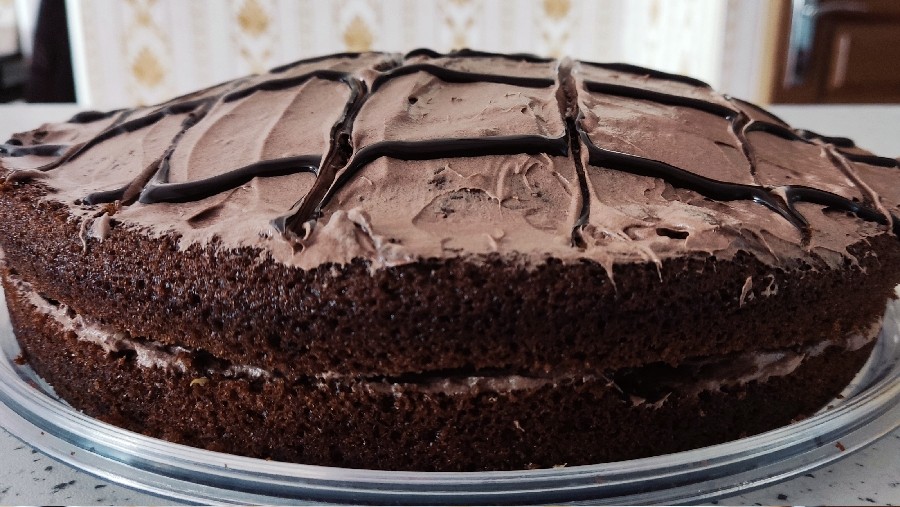 کیک شکلاتی ساده