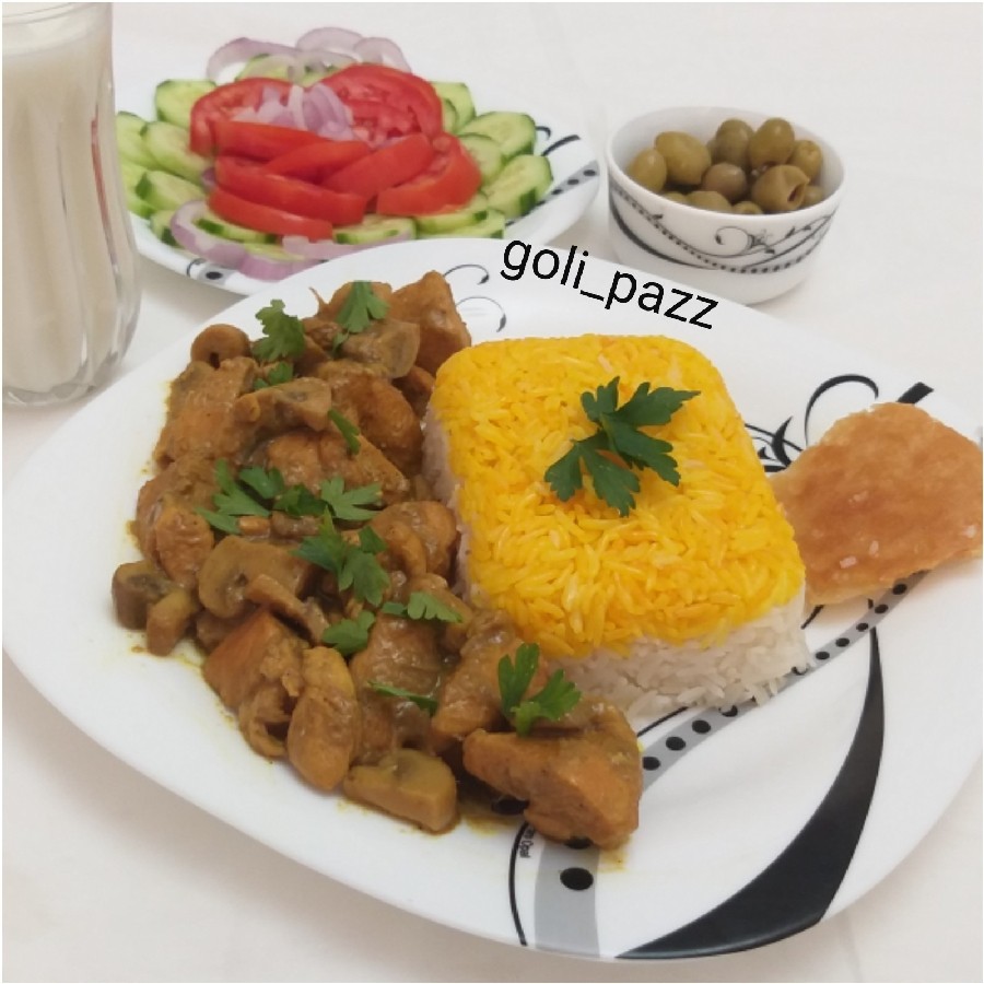 عکس خورشت مرغ کاری