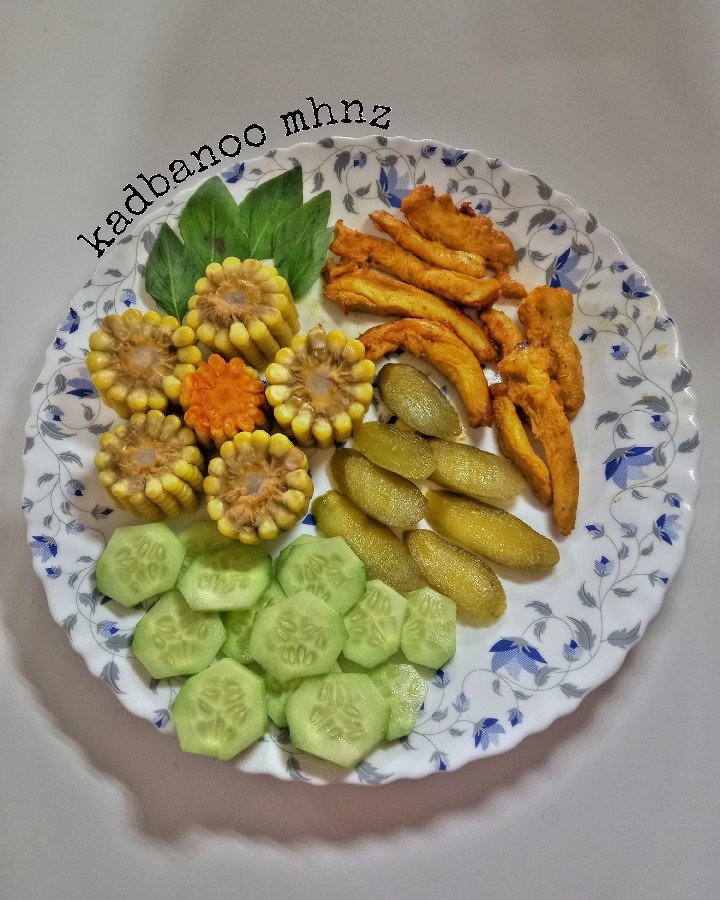 فیله مرغ و ذرت