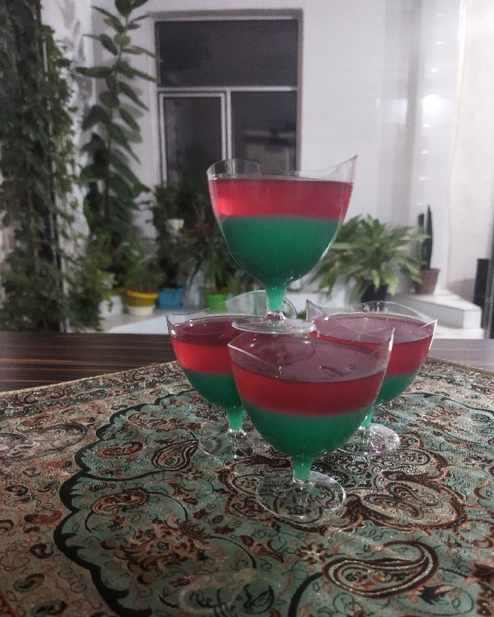 عکس ژله هندوانه ای شب یلدا