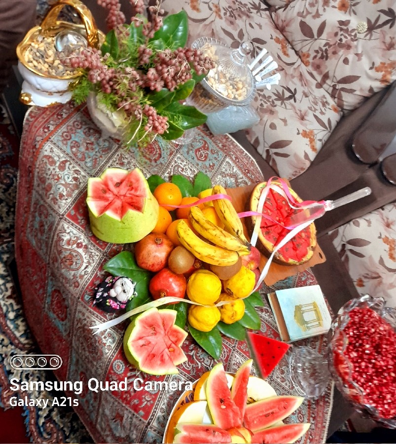 عکس سفره شب یلدا من