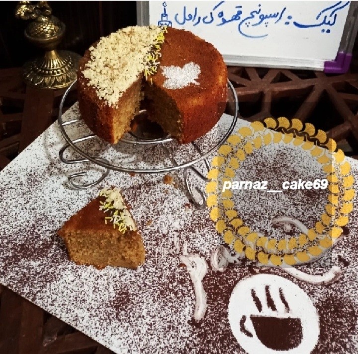 عکس اسپونچ قهوه کارامل