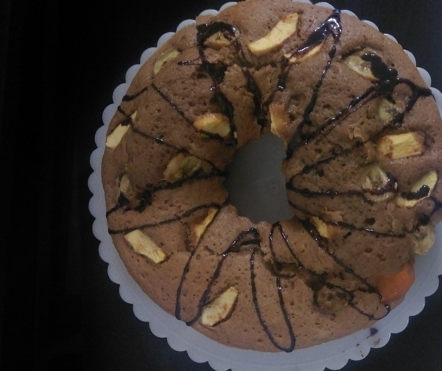 عکس کیک سیب و خرمالو خاص