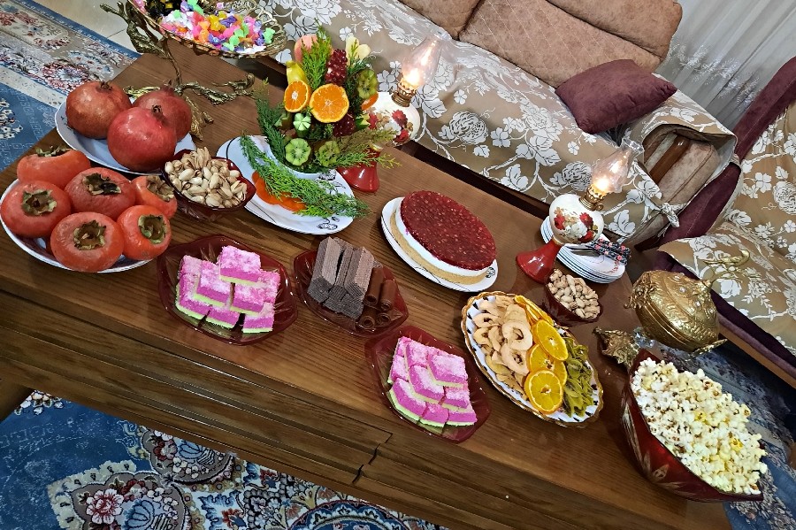 عکس سفره شب یلده