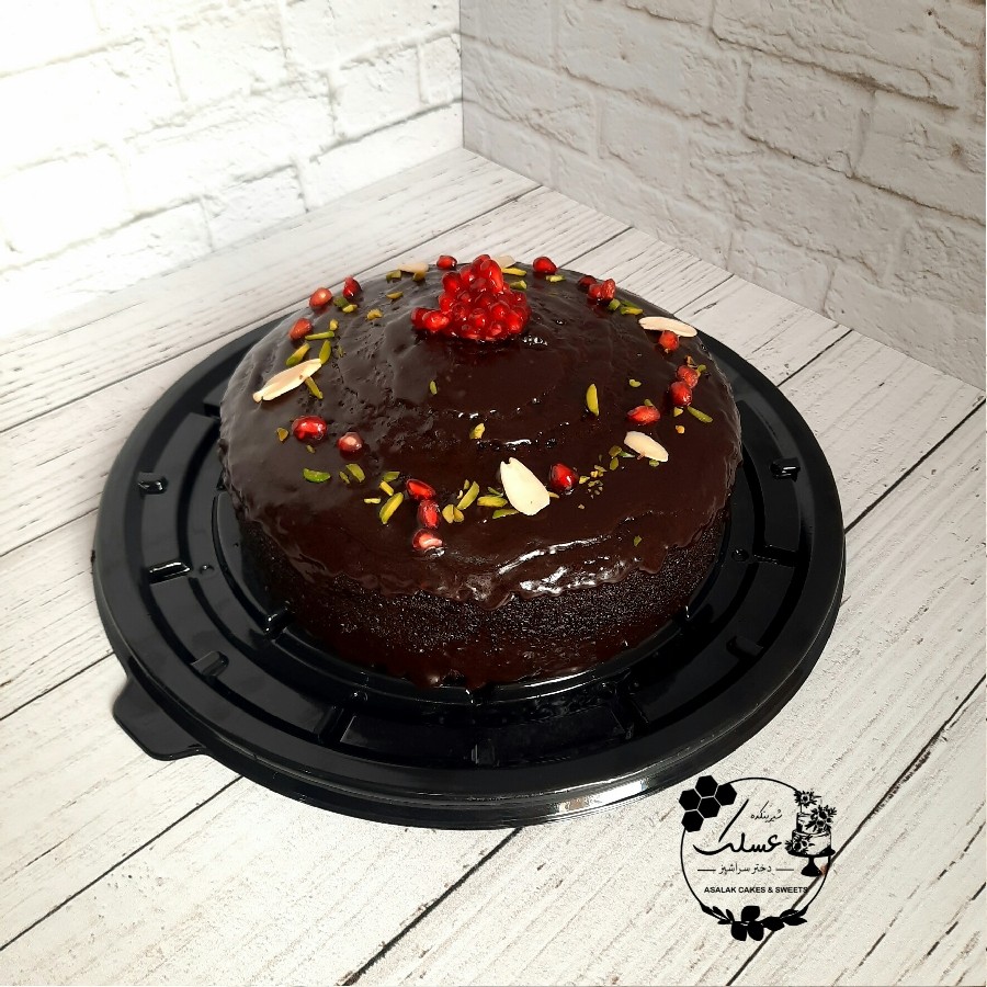 عکس کیک خیس شکلاتی(یلدا۱۴۰۰)
