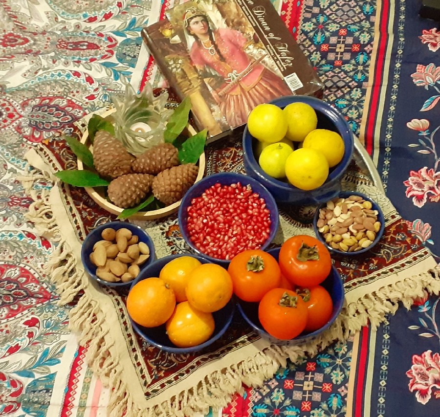 عکس سفره ی یلدا