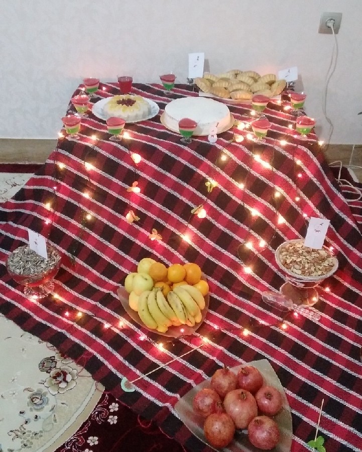 عکس سفره شب یلدا