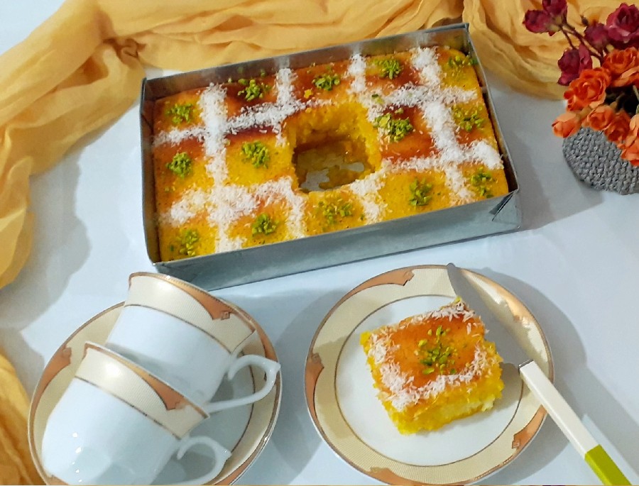 عکس کیک شربتی