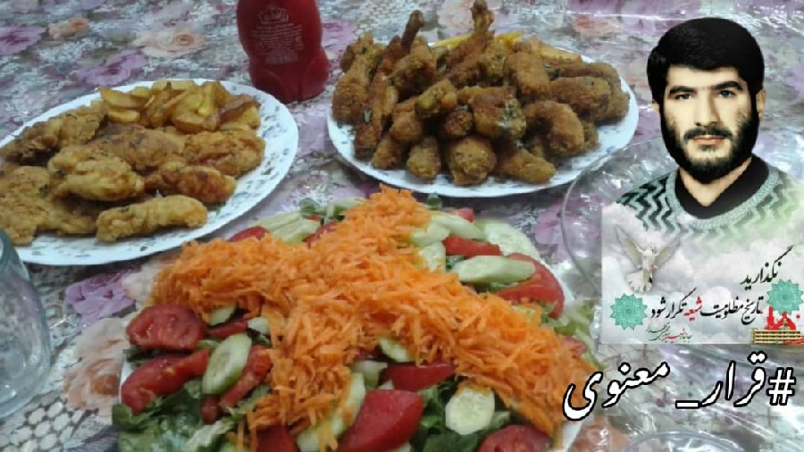 عکس مرغ سوخاری و فیله استریپس