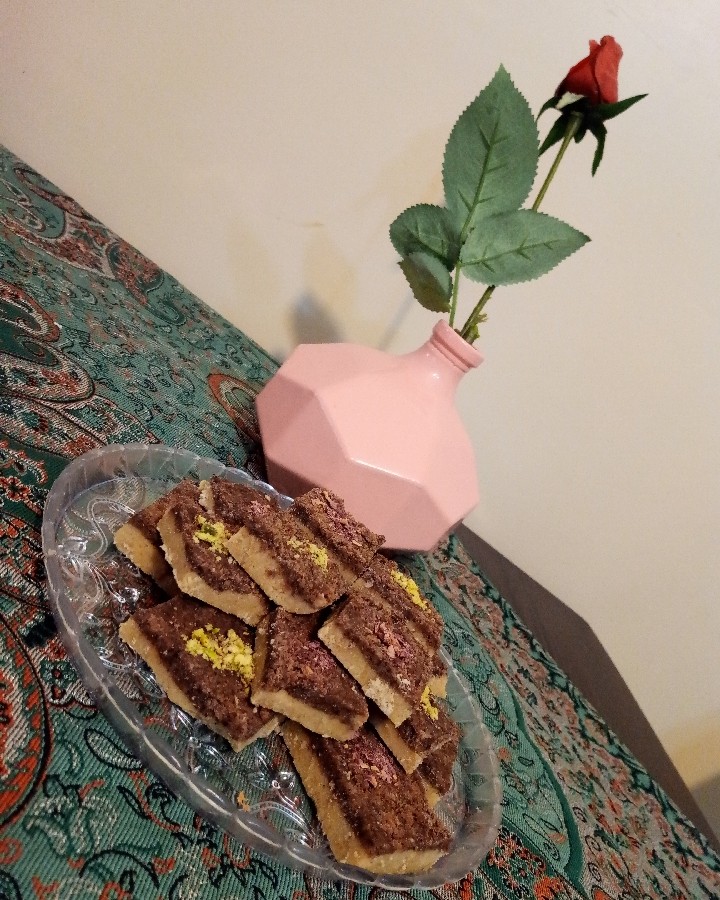 عکس حلوای دورنگ