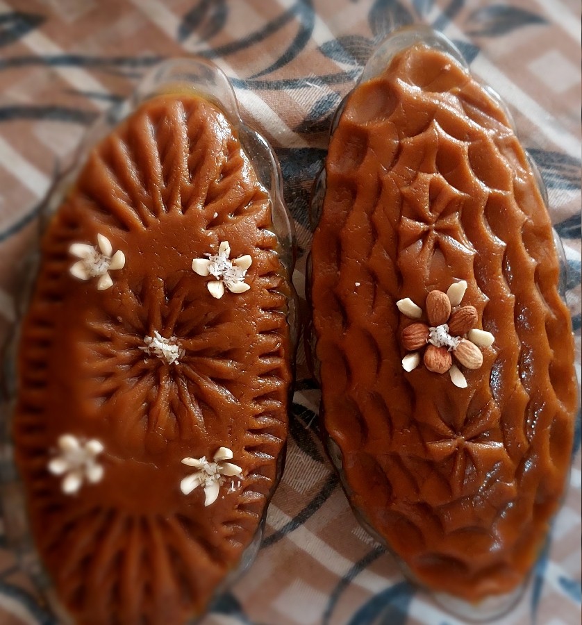 عکس حلوای با شیره انگور