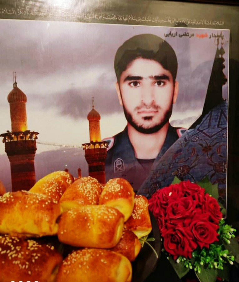 عکس قرار معنوی شهدایی . شهید مرتضی اربابی?