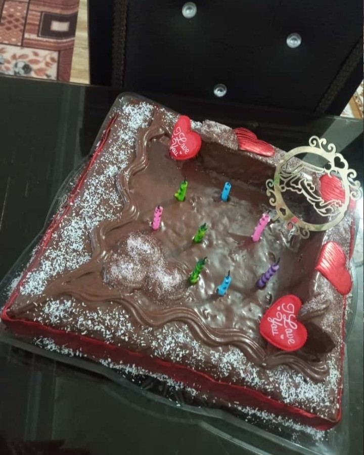 کیک تولد خودم پز