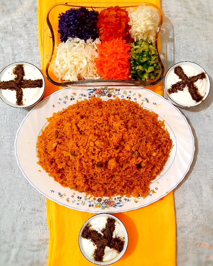 عکس استانبولی پلو با مرغ