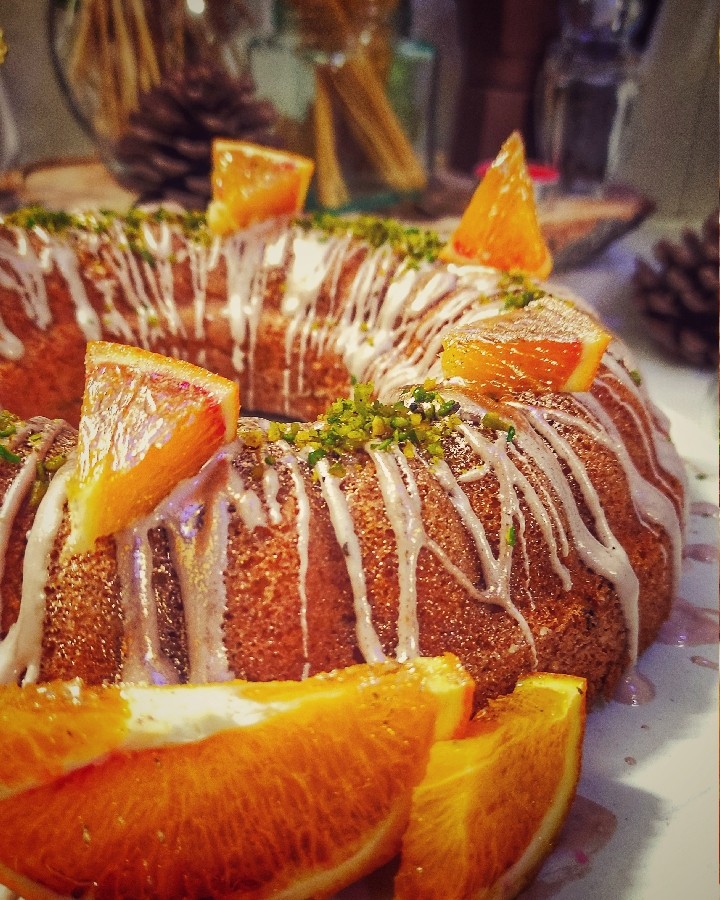 عکس پست تقدیمی♥️ کیک پرتقالی ?