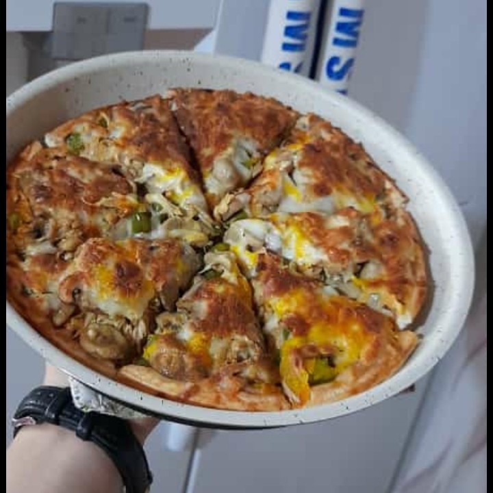 عکس پیتزا قارچ و مرغ...