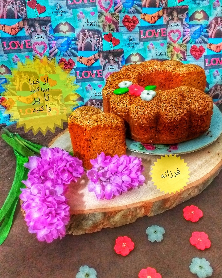 عکس کیک شیره ی انگور